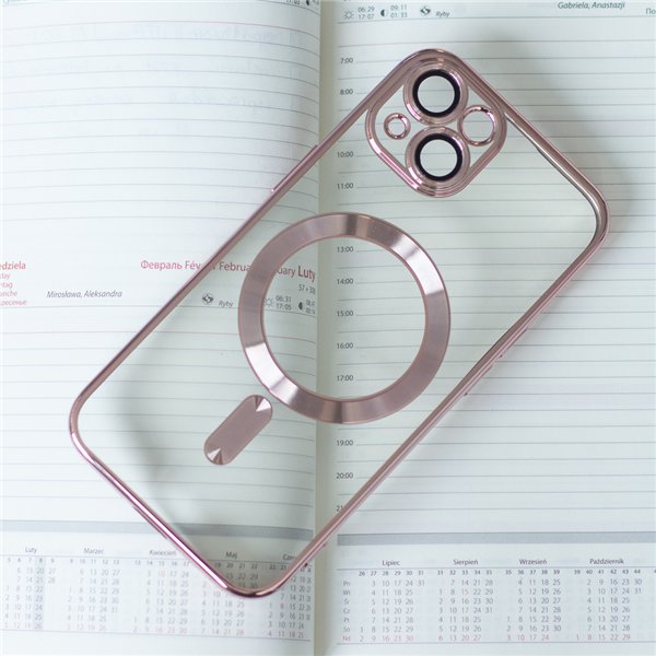 Color Chrome Mag case for iPhone 17 Air 6,6" rose gold