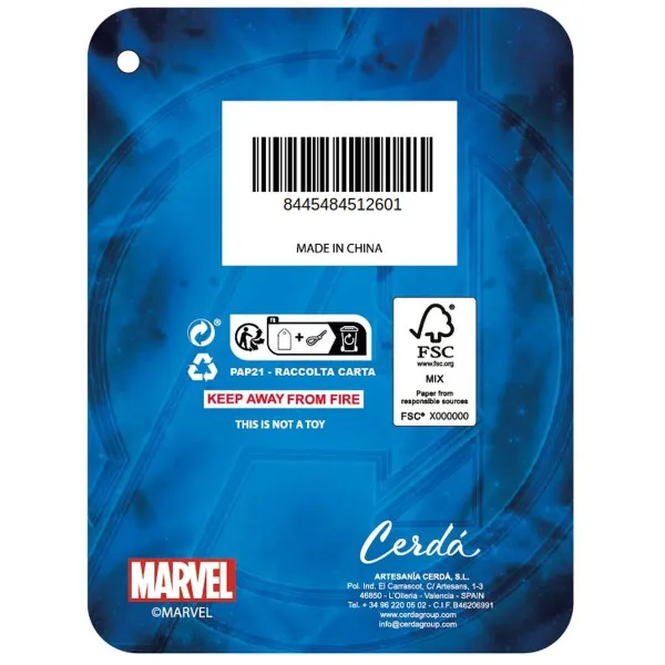 Colouring Activity Box The Avengers Blue