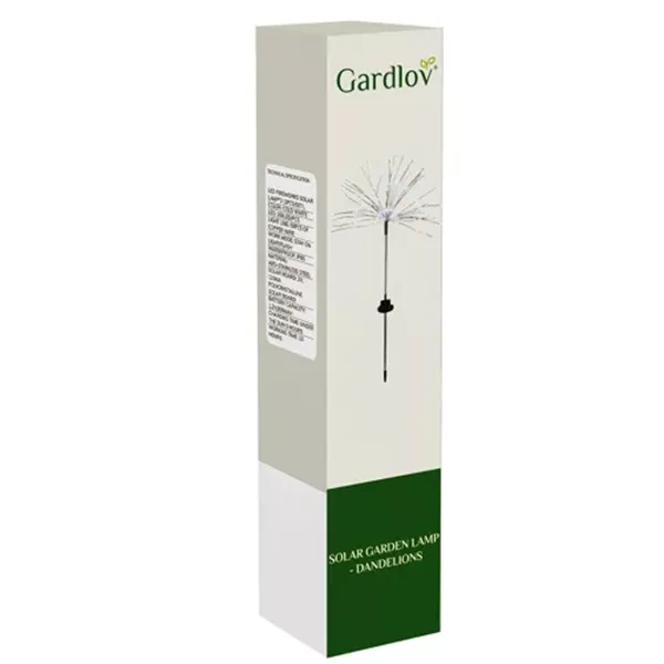 Aurinkokäyttöinen puutarhalamppu - voikukat Gardlov 23561