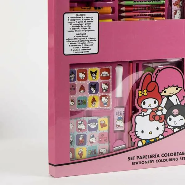 Kancelejas Komplekts Hello Kitty Balts