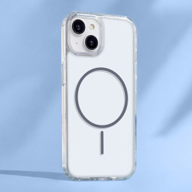 Anti Shock Thin Mag case for iPhone 17 Pro Max 6,9&quot grey open ring