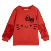 Unisex huputon collegepaita Hello Kitty Punainen