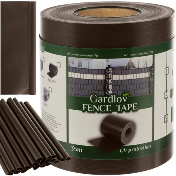 Žogu lente 19cmx35m 630g/m2 brūna 23707