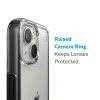 Speck Presidio Perfect-Clear with Impact Geometry - iPhone 15 Plus / 14 Plus Case with MICROBAN Coating (Clear / Black)