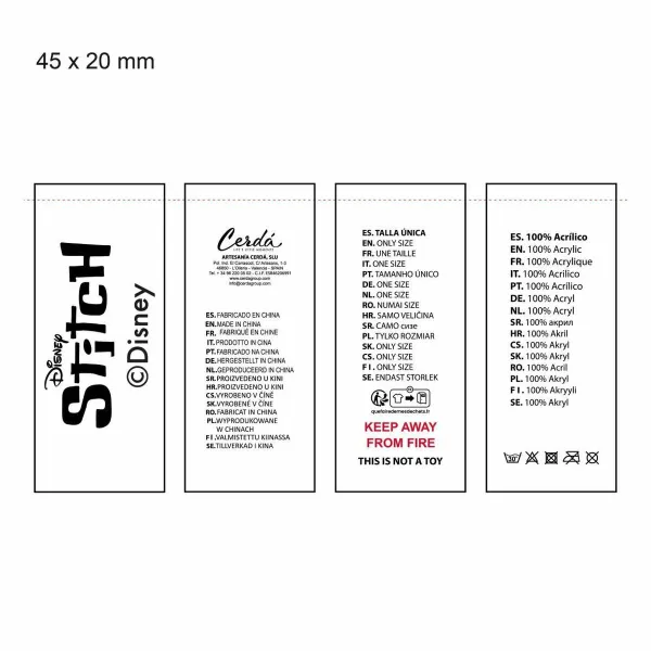 Laste müts Stitch Sinine