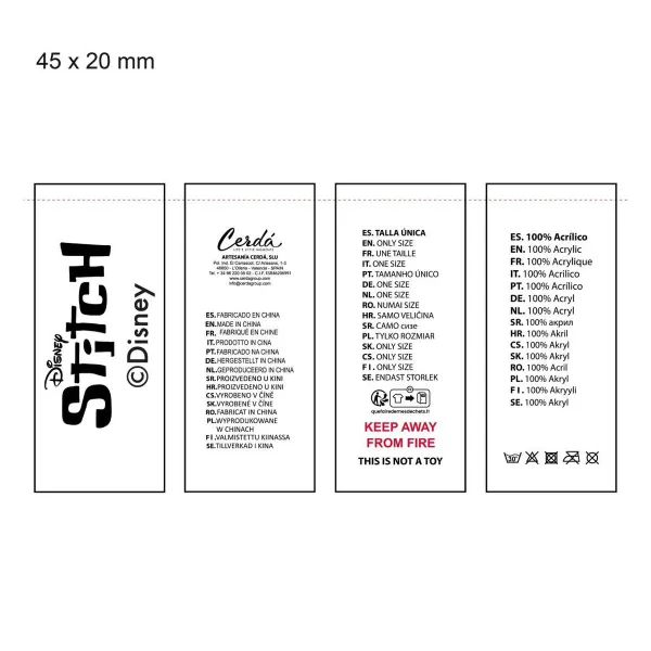 Laste nokamüts Stitch Roosa