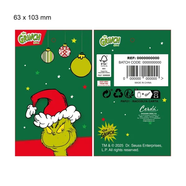 Laste nokamüts The Grinch Roheline