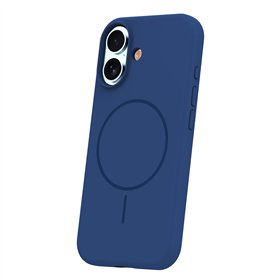 Silicone Thin Mag case for iPhone 17 6,3&quot navy blue