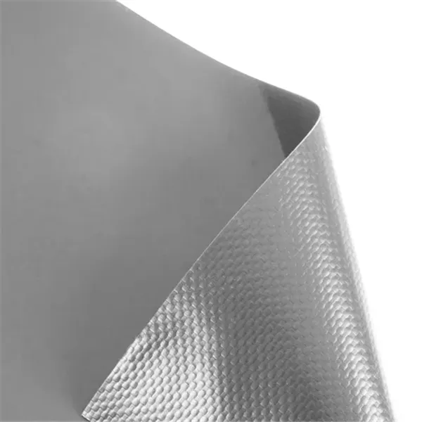 Fencing tape 19cmx35m 630g/m2 gray 23704