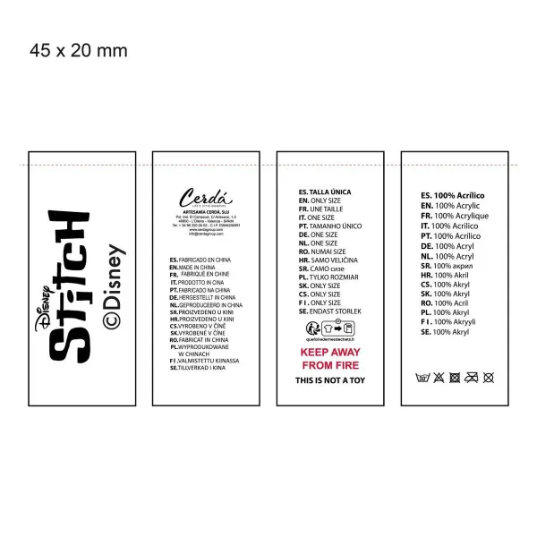 Laste nokamüts Stitch Sinine