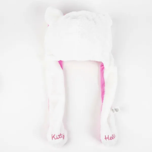 Child Cap Hello Kitty White