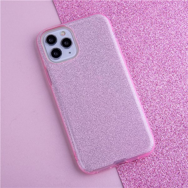 Glitter 3in1 case for iPhone 17 Pro Max 6,9&quot pink