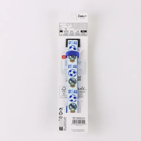 Dog collar Real Madrid C.F. Blue