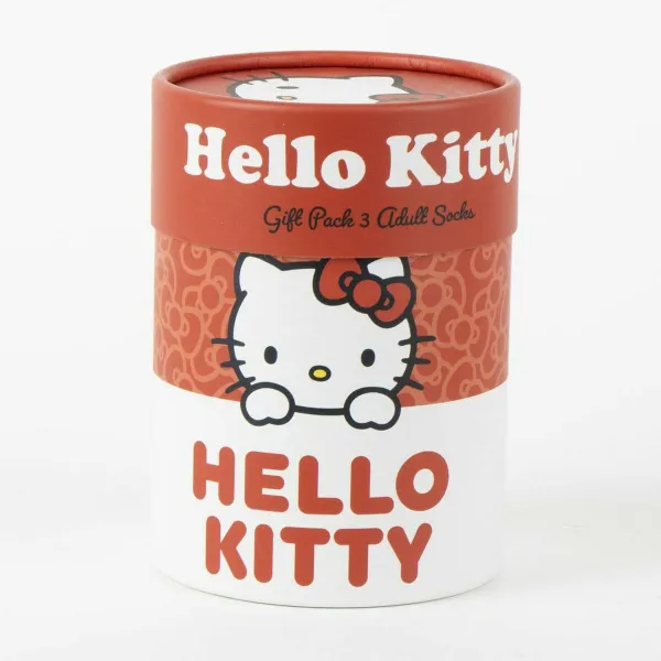 Sokipakk Hello Kitty Mitmevärviline 3 paari