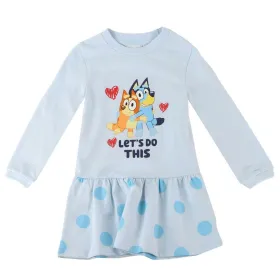Dress Bluey Light Blue