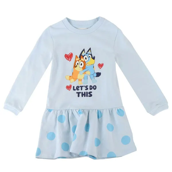 Mekko Bluey Vaaleansininen