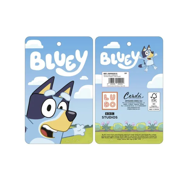 Mekko Bluey Vaaleansininen