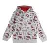 Hooded Sweatshirt for Girls Hello Kitty Grey