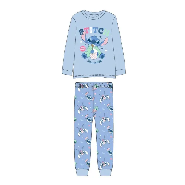 Pidžaama Laste Stitch Sinine