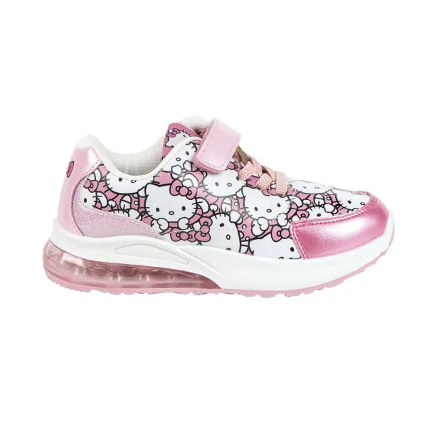 Sporta apavi ar LED Hello Kitty Rozā