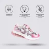 Sporta apavi ar LED Hello Kitty Rozā
