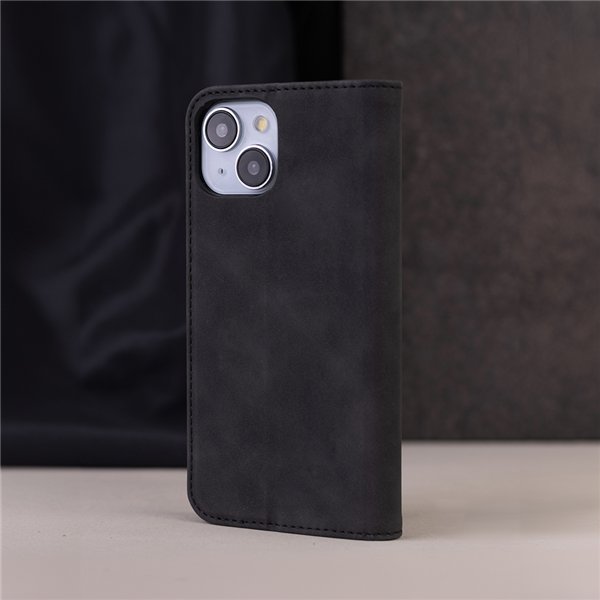 Smart Suede case for Samsung Galaxy S25 FE black