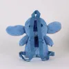 3D Bērnu soma Stitch Zils