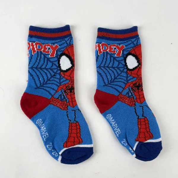 Zeķes Spidey Zils 31-34 5 pāri
