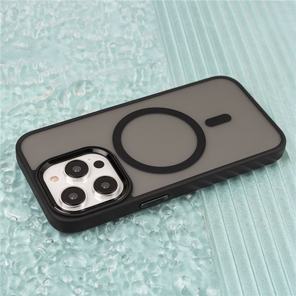Frozen Mag case for iPhone 17 Pro Max 6,9&quot black open ring
