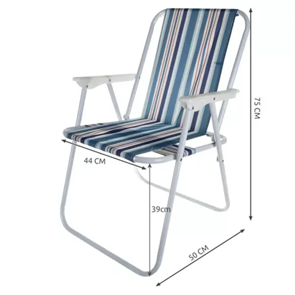 Trizand Bergamo dārza krēsls, zils 23558