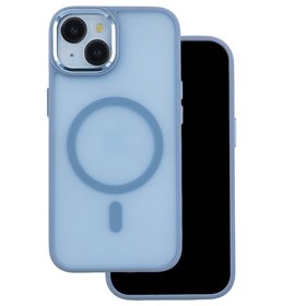 Frozen Mag case for iPhone 17 Pro Max 6,9&quot light blue open ring