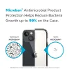 Speck Presidio Perfect-Clear with Impact Geometry - iPhone 15 Plus / 14 Plus Case with MICROBAN Coating (Clear / Black)