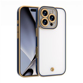 Silky Gold case for iPhone 16 6,1&quot blue