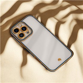Silky Gold case for iPhone 16 6,1&quot blue
