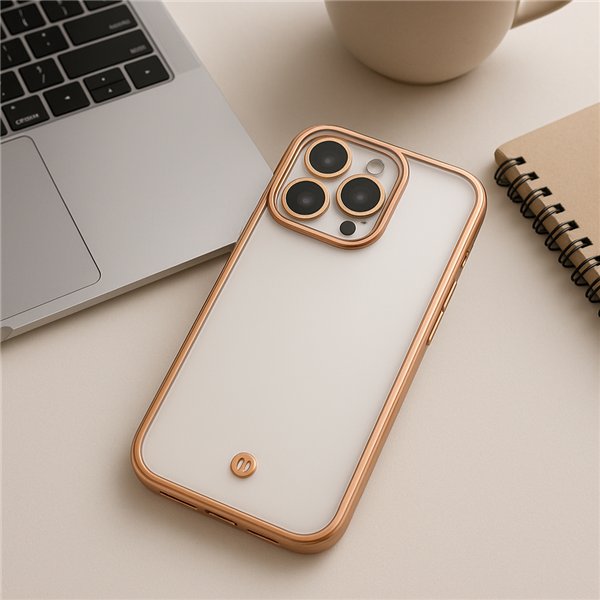 Silky Gold case for iPhone 11 pink