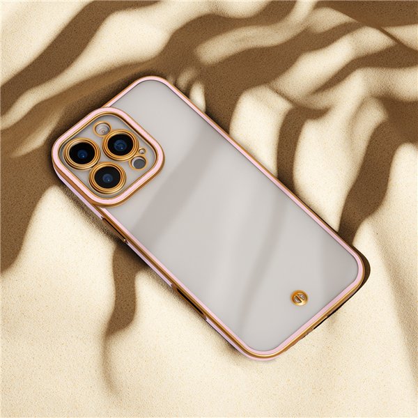 Silky Gold case for iPhone 11 pink