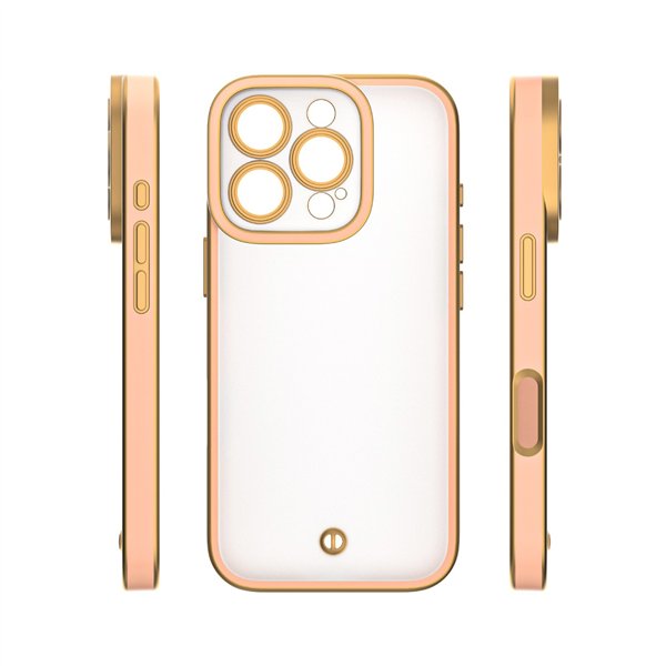 Silky Gold case for iPhone 13 6,1&quot pink