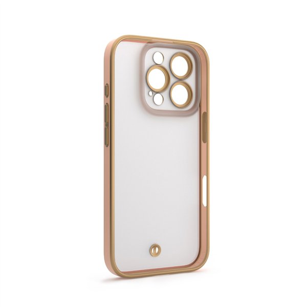 Silky Gold case for iPhone 16 6,1&quot pink