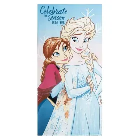 Rantapyyhe Frozen Sininen