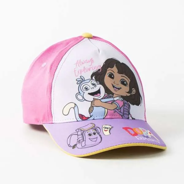 Vaikiška kepurė Dora The Explorer Rožinė