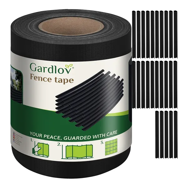 Tvoros juosta 19cmx35m 450g/m2 juoda 23698