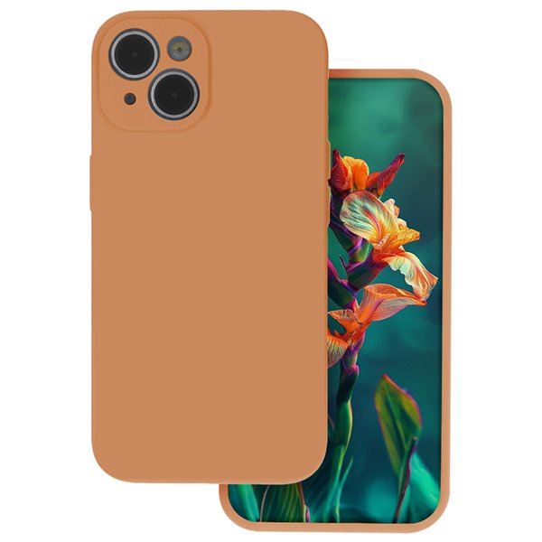 Silicon case for iPhone 17 Pro 6,3&quot tangerine