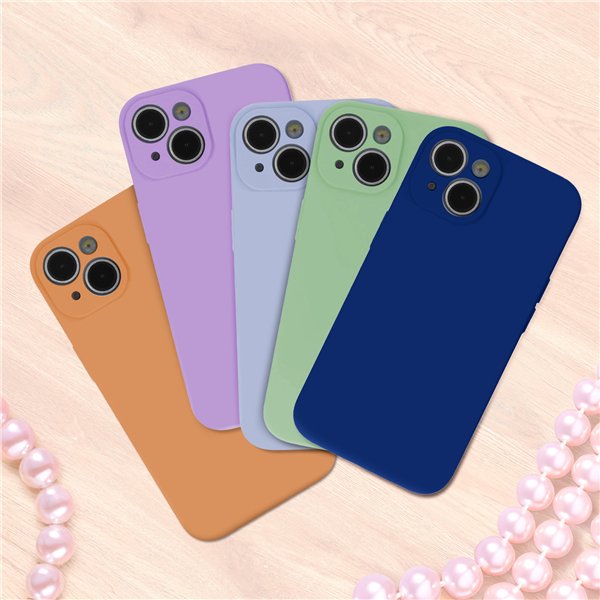 Silicon case for iPhone 17 Pro Max 6,9&quot tangerine