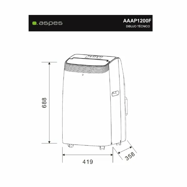 Air Conditioning Aspes AAAP1200F A