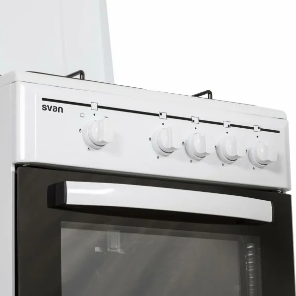 Gāzes Plīts Aspes AKG4500TM Balts