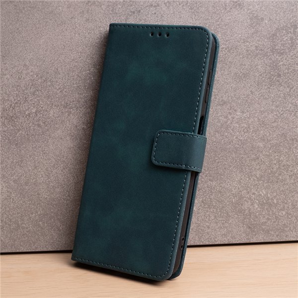 Smart Velvet case for Xiaomi Redmi 15 4G EU / 15 5G EU (171,08 x 82,05 x 8,55) dark green