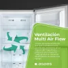 Combined Refrigerator Aspes AF1675501ENFX