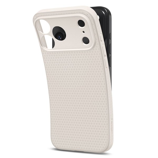 Spigen Liquid Air case for iPhone 17 Pro Max Natural Titanium
