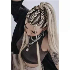 Sintētiskās matu bizes blondas Soulima 23556