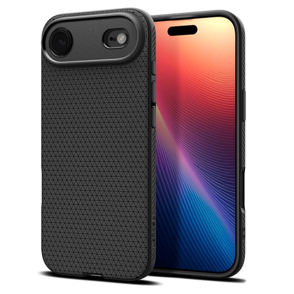 Spigen Liquid Air case for iPhone 17 Air Matte Black
